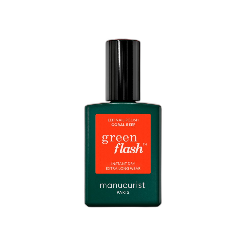 Manucurist Green Flash LED gél lak Coral Reef 15 ml