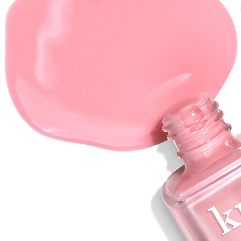 Tekstura lakieru Nail Veil No.7 w różowym odcieniu
