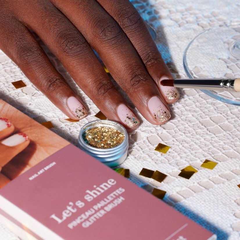 LET'S SHINE GLITTER BRUSH - ŠTETEC NA LIBRY