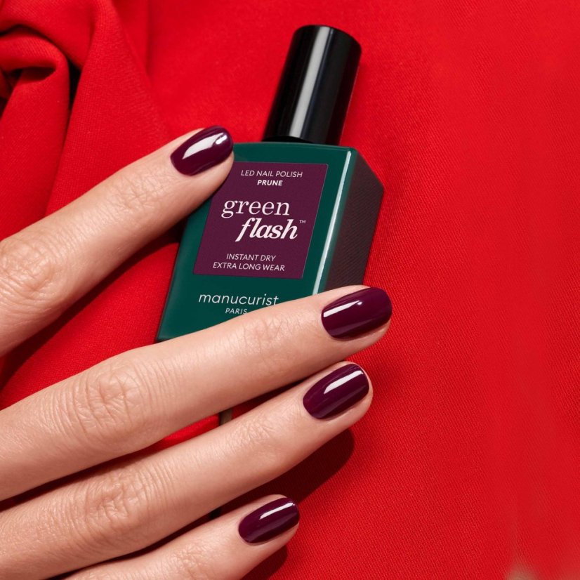 MANUCURIST GREEN FLASH LED LAKIER ŻELOWY PRUNE 15ml