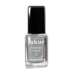LONDONTOWN lakur Nice & Icy lakier do paznokci holograficzna platynowa srebro kolekcja Party Ready Holiday 12 ml