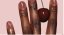 LONDONTOWN kur Nail Veil No.10 Cherry Cola spevňujúca tónovaná starostlivosť na nechty 12 ml