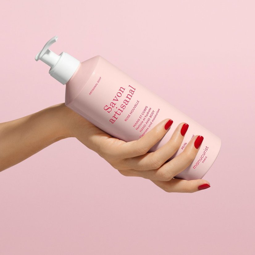 MANUCURIST MYCÍ GEL NA RUCE A TĚLO S VŮNÍ RŮŽE 500 ml
