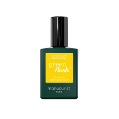 MANUCURIST GREEN FLASH LED GEL LAK GOLD BUTTON  15ml