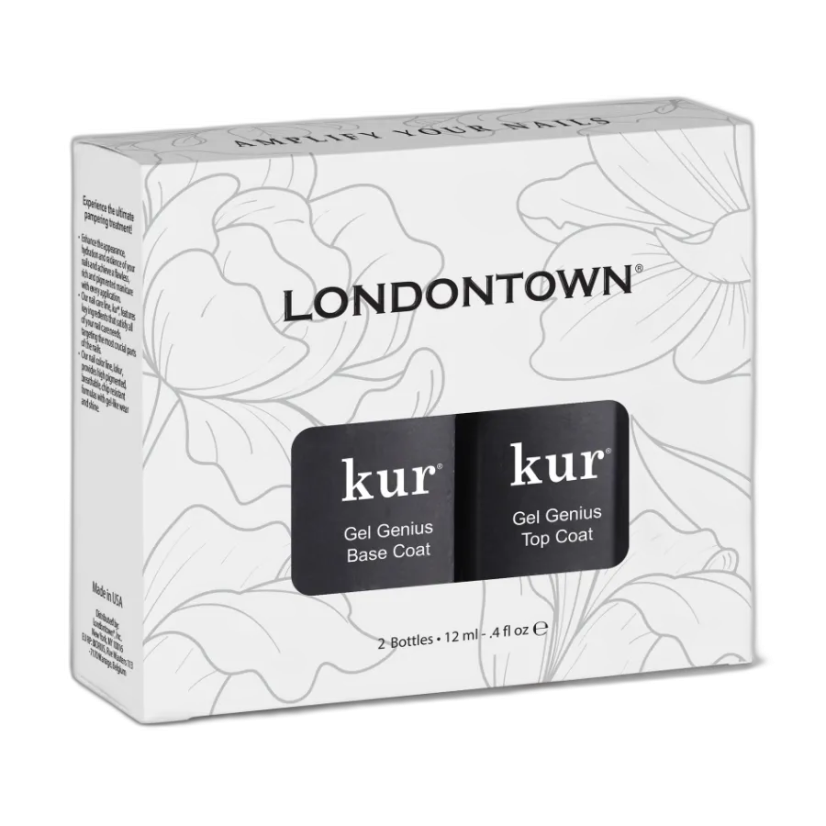 LONDONTOWN Kur Gel Like Set Top Coat a Base Coat (2x12 ml)