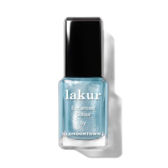LONDONTOWN Lakur Whipped Blueberry lak na nechty modrý s trblietkami 12 ml