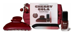 LONDONTOWN Cherry Cola Essentials Set darčeková sada Nail Veil No.10 + mini pilník + puzdro