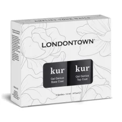 ONDONTOWN Kur Gel Like Set – Top Coat a Base Coat na nechty (2x12 ml)
