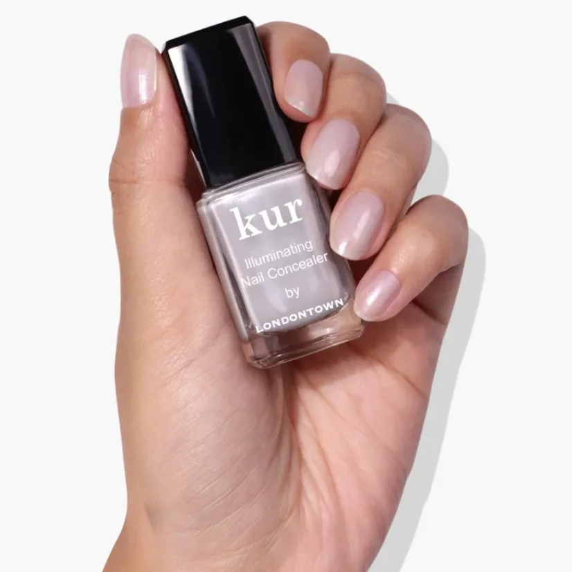 LONDONTOWN Kur Illuminating Nail Concealer Rozjasňovač nehtů Quartz mléčný   12 ml