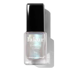 LONDONTOWN Lakur Moonstone Chrome Glaze Topper lak na nehty zelený chrom 12 ml