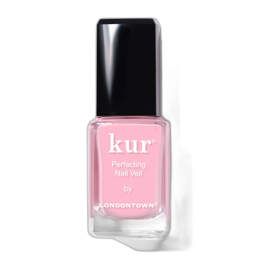 LONDONTOWN Kur Nail Veil No.7 spevňujúca tónovaná starostlivosť o nechty Čerešňový kvet 12 ml