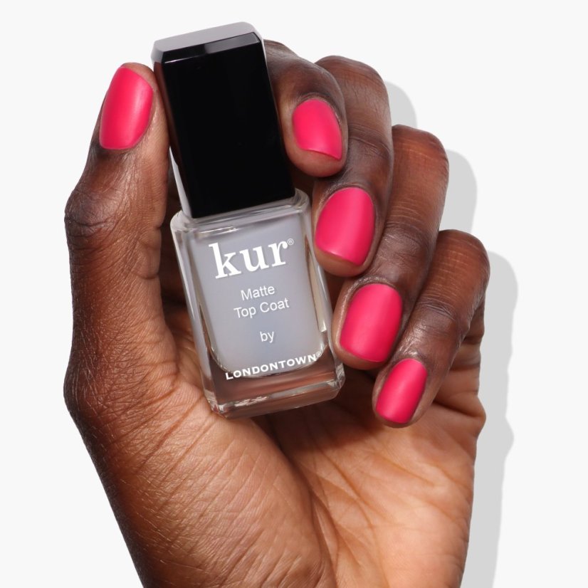LONDONTOWN kur Matte Top Coat matný vrchný lak 12 ml