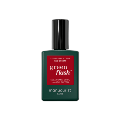 MANUCURIST GREEN FLASH LED LAKIER ŻELOWY RED CHERRY 15ml
