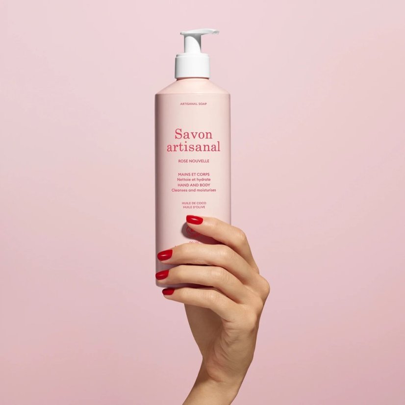 MANUCURIST MYCÍ GEL NA RUCE A TĚLO S VŮNÍ RŮŽE 500 ml
