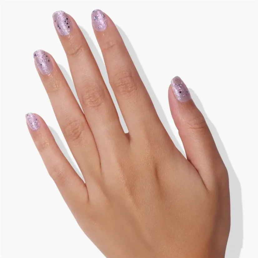 LONDONTOWN Lakur Grape Fizz lak na nehty holografické glitry 12 ml