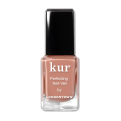 LONDONTOWN Kur Nail Veil No.5 zpevňující tónovaná péče na nehty Tlumená dýně 12 ml