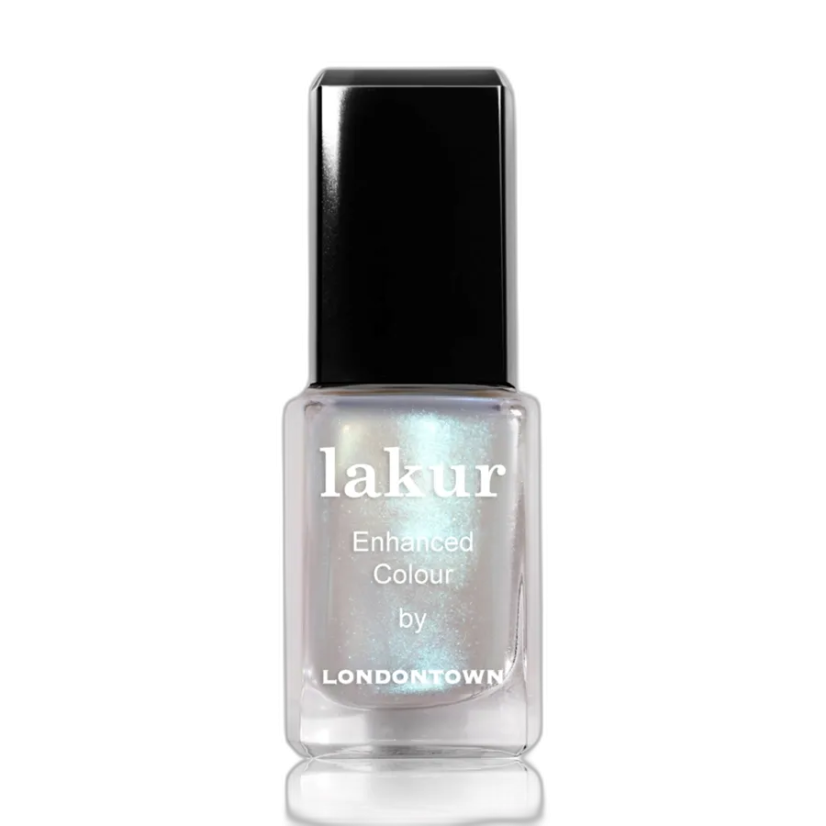 LONDONTOWN lakur Moonstone Chrome Topper chromový lak na nehty chladný zelený chrom 12 ml