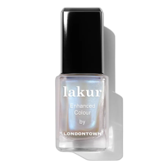 LONDONTOWN Lakur Starry Chrome Glaze Topper lak na nehty chladný modrý chrom 12 ml