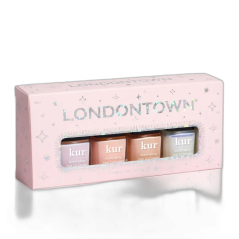 LONDONTOWN Illuminating Essentials Set rozjasňovače nehtů 4 miniatury