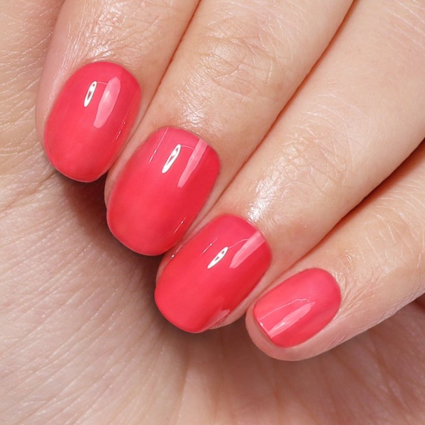 LONDONTOWN Kur Nail Veil No.8 wzmacniająca tonowana pielęgnacja paznokci Makowa czerwień 12 ml