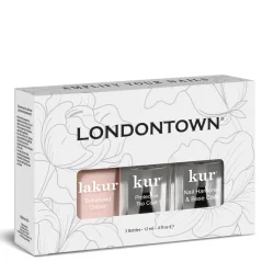 LONDONTOWN Sheer Mani Set na průsvitnou manikúru (3 ks)