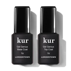 ONDONTOWN Kur Gel Like Set – Top Coat a Base Coat na nechty (2x12 ml)