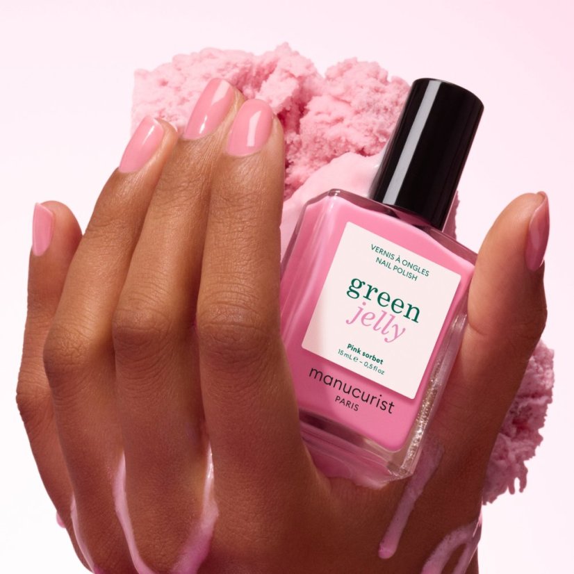 MANUCURIST GREEN JELLY PINK SORBET 15ml