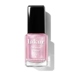 LONDONTOWN Lakur Pink Strawberry lak na nehty růžová s třpytkami 12 ml