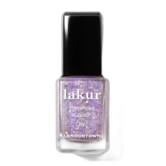 LONDONTOWN Lakur Grape Fizz lak na nehty holografické glitry 12 ml