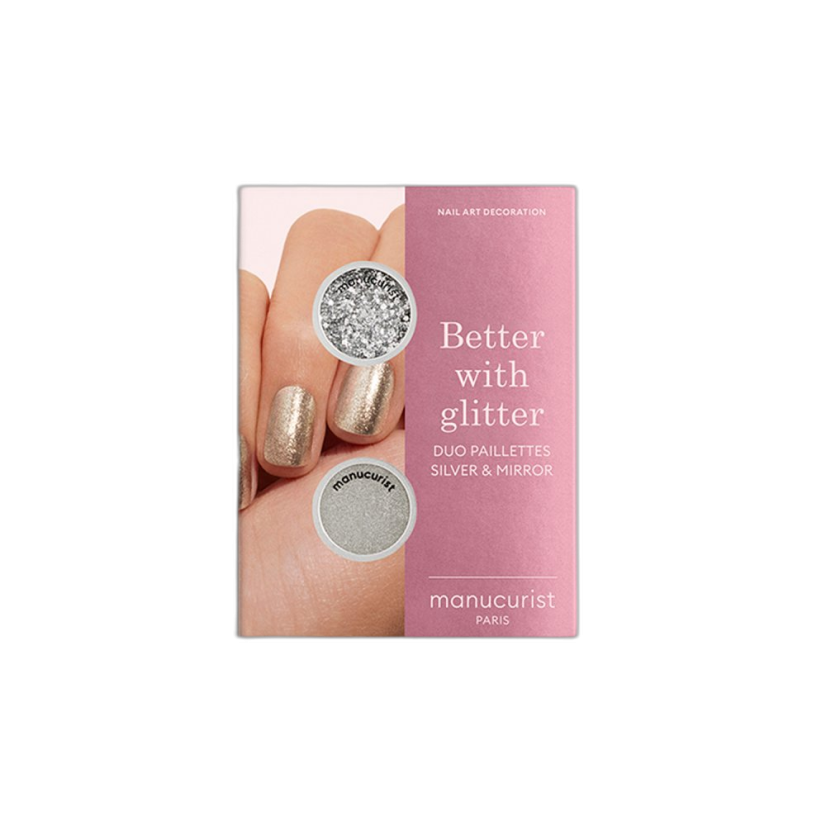Trblietky BETTER WITH GLITTER SILVER & MIRROR