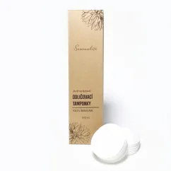 SENSUALITÉ Odličovací tampony ze 100% bavlny MAXI balení 100 ks