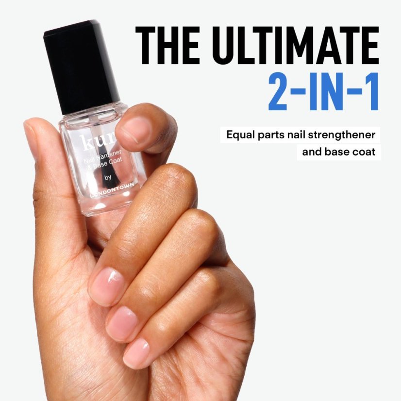 LONDONTOWN Kur Nail Hardener and Base Coat spevňujúci podkladový lak 12 ml