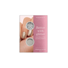 TŘPYTKY BETTER WITH GLITTER SILVER & MIRROR