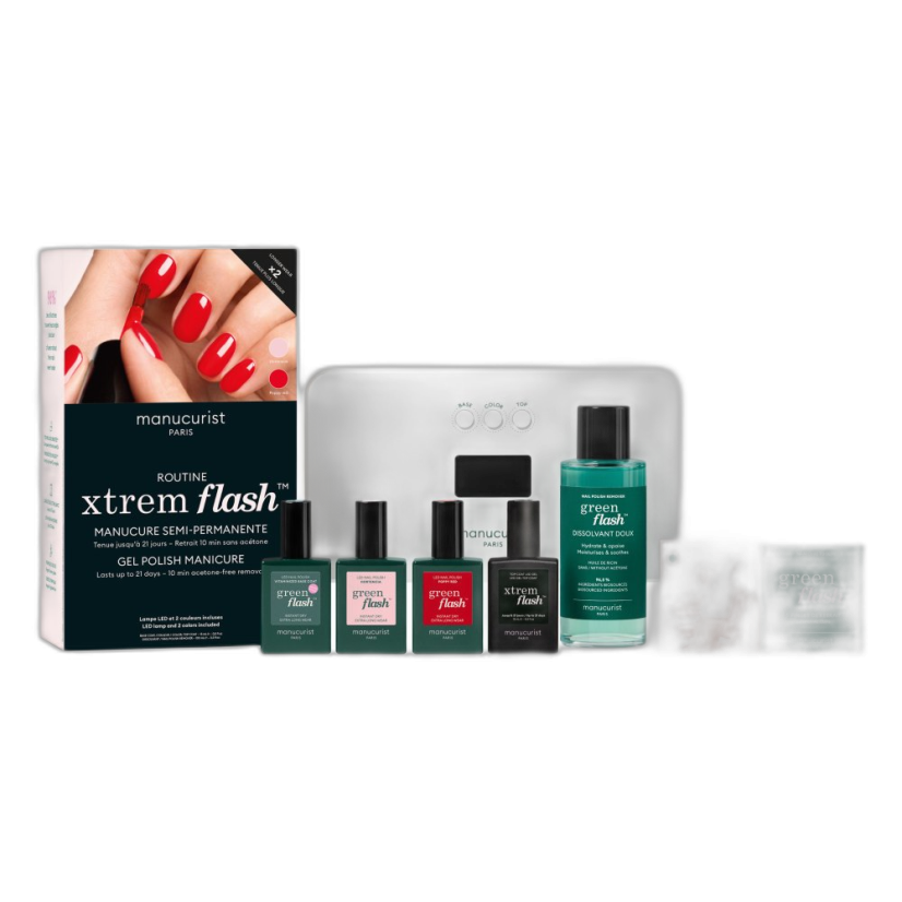 GREEN FLASH LED XTREM ROUTINE SET 36W  POPPY RED & HORTENCIA ŠTARTOVACÍ SET