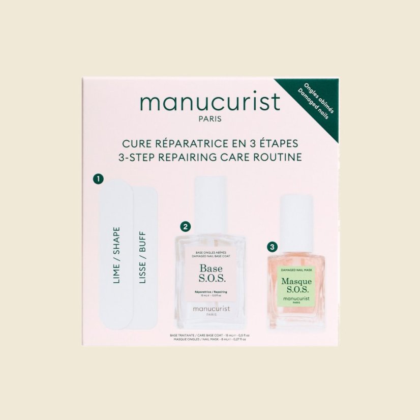 MANUCURIST S.O.S. CARE ROUTINE – REGENERAČNÍ PÉČE O POŠKOZENÉ NEHTY