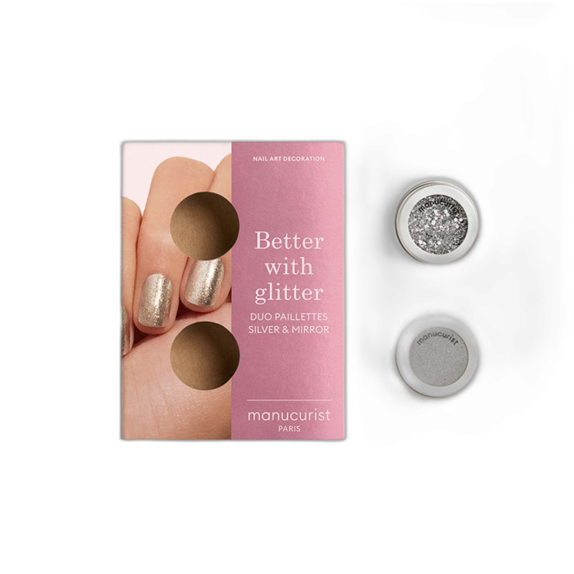 Trblietky BETTER WITH GLITTER SILVER & MIRROR