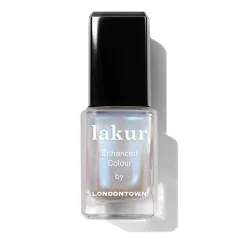 LONDONTOWN Lakur Starry Chrome Glaze Topper lak na nehty chladný modrý chrom 12 ml