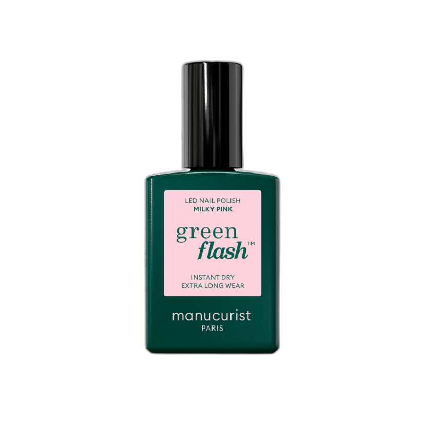 MANUCURIST GREEN FLASH LED GEL LAK MILKY PINK 15ml