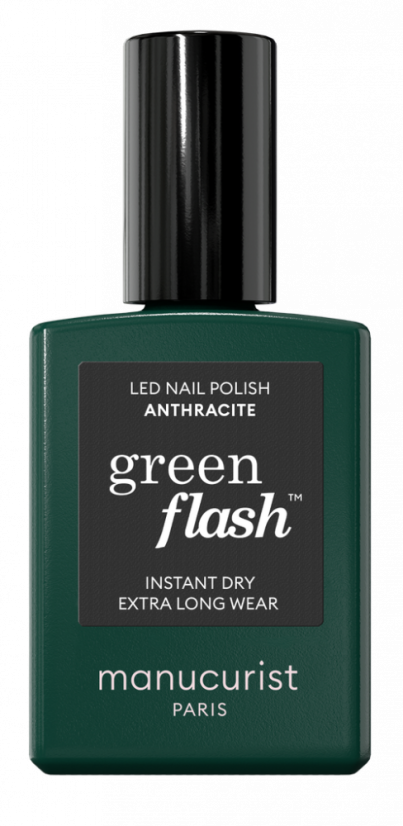 MANUCURIST GREEN FLASH LED GÉL LAK ANTHRACITE 15ml