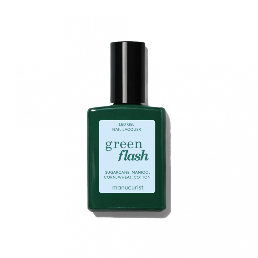MANUCURIST GREEN FLASH LED GEL LAK LIGHT BLUE 15ml