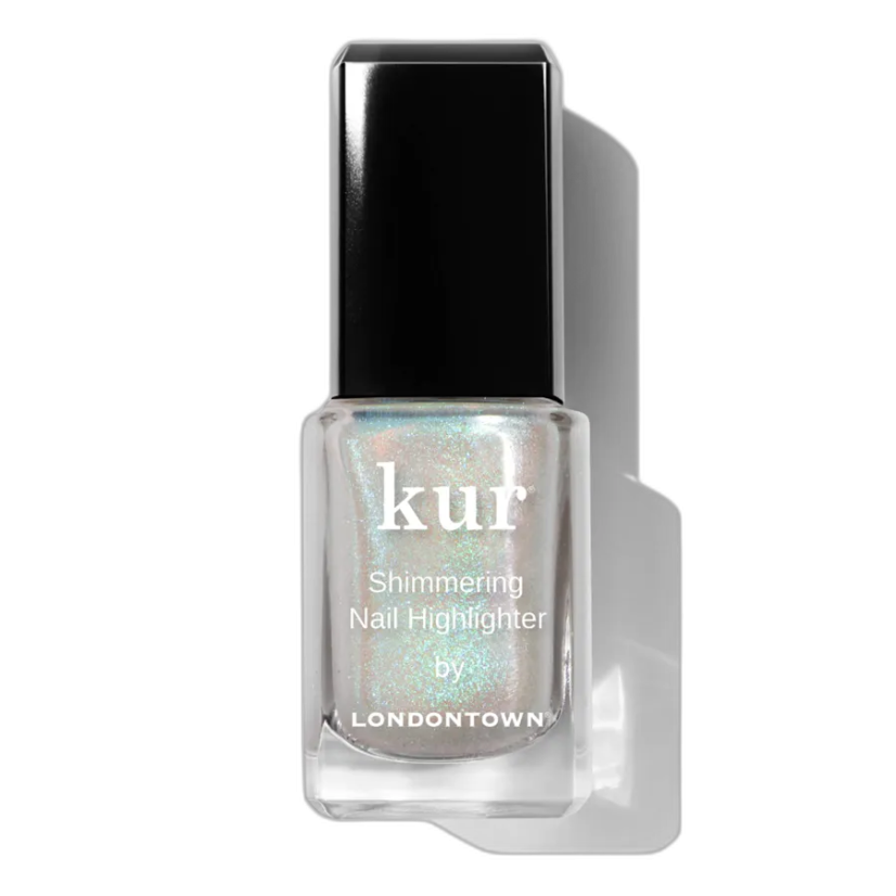 LONDONTOWN Kur Shimmering Nail Highlighter Stardust lak na nechty rozjasňujúci opál s trblietkami 12 ml