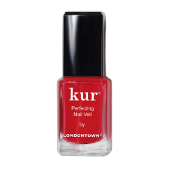 LONDONTOWN Kur Nail Veil No.8 spevňujúca tónovaná starostlivosť o nechty Maková červeň 12 ml
