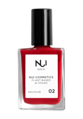 NUI COSMETICS PŘÍRODNÍ LAK NA NEHTY 02 RED 14 ML