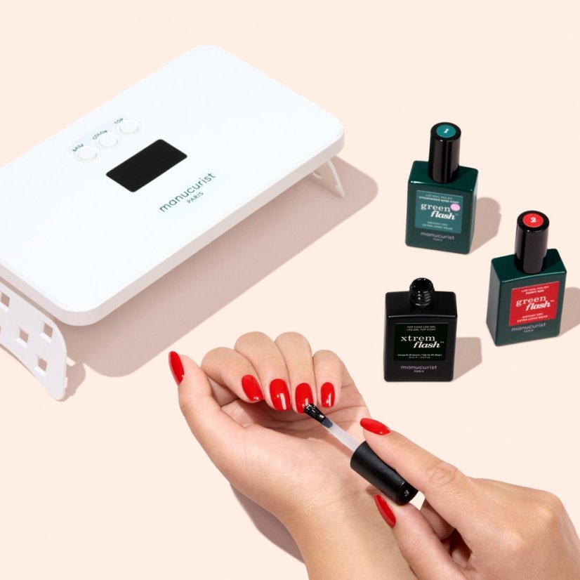 MANUCURIST GREEN FLASH LED TOP COAT Xtrem Flash™ 15 ml