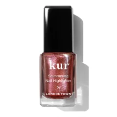 LONDONTOWN Kur Shimmering Nail Highlighter Molten lak na nehty rozjasňující měděný s třpytkami 12 ml