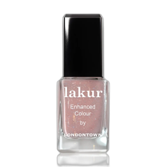 LONDONTOWN lakur Confetti Cake lakier do paznokci różowy z drobinkami 12 ml