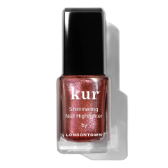 LONDONTOWN Kur Shimmering Nail Highlighter Molten lak na nechty rozjasňujúci medený s trblietkami 12 ml