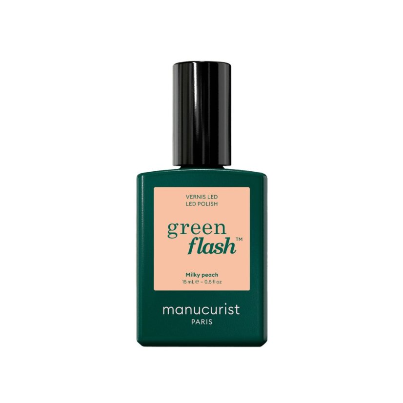 MANUCURIST GREEN FLASH LED GEL LAK MILKY PEACH 15ml