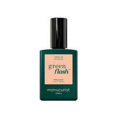 MANUCURIST GREEN FLASH LED GEL LAK MILKY PEACH 15ml
