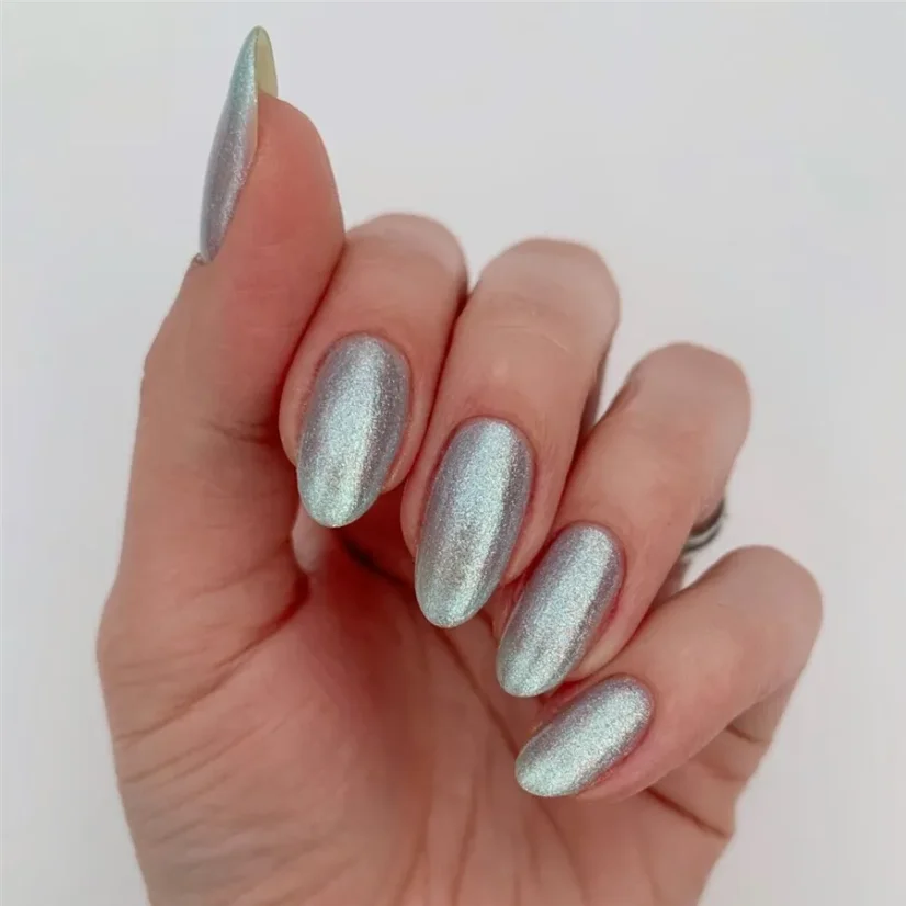 LONDONTOWN Lakur Whipped Blueberry lak na nechty modrý s trblietkami 12 ml